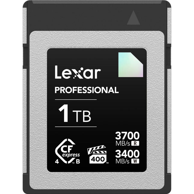 Lexar 1TB Professional DIAMOND CFexpress 4.0 Tarjeta de Memoria 3700 MB/s Lectura 3400 MB/s Escritura