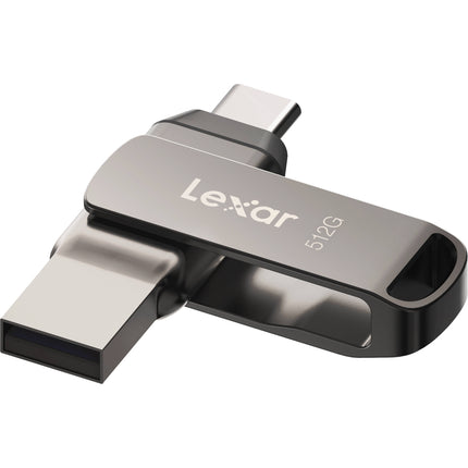 Lexar JumpDrive Dual Drive D400 USB 3.2 Gen 1 USB-C y USB-A 512GB 170MB/s almacenamiento portátil