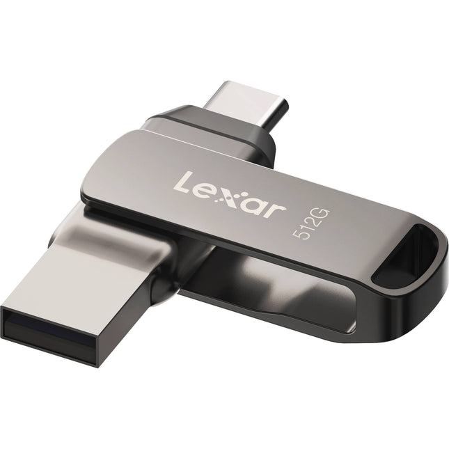 Lexar JumpDrive Dual Drive D400 USB 3.2 Gen 1 USB-C y USB-A 512GB 170MB/s almacenamiento portátil