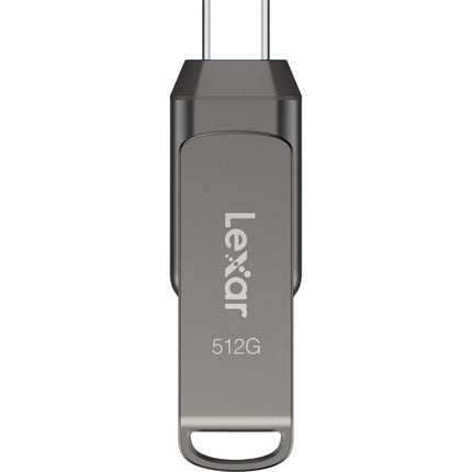 Lexar JumpDrive Dual Drive D400 USB 3.2 Gen 1 USB-C y USB-A 512GB 170MB/s almacenamiento portátil