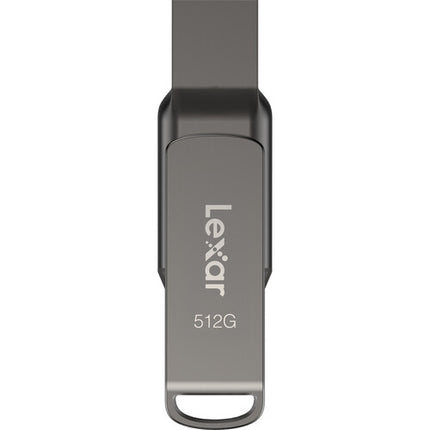 Lexar JumpDrive Dual Drive D400 USB 3.2 Gen 1 USB-C y USB-A 512GB 170MB/s almacenamiento portátil