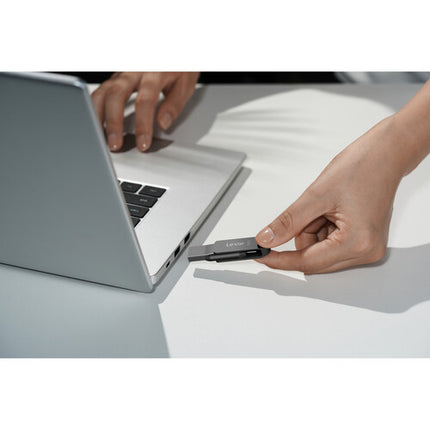 Lexar JumpDrive Dual Drive D400 USB 3.2 Gen 1 USB-C y USB-A 512GB 170MB/s almacenamiento portátil