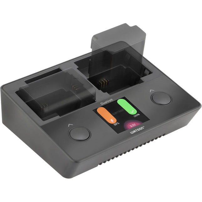 Watson DuoVolt Cargador para baterías NP-FZ100 NP-FW50 NP-BX1 con pantalla LCD USB-C