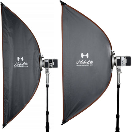 Harlowe Set de Softbox con Monturas Bowens y Max 1x4 y 2x3 pies