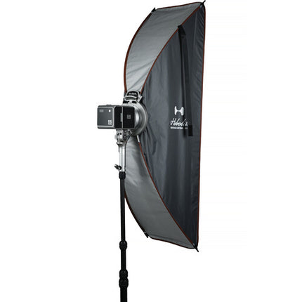Harlowe Softbox 1x4' para Bowens y Max Montajes Ligero Compacto