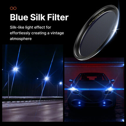 Ulanzi Blue Silky Filtro para Smartphones 52mm Cristal SCHOTT