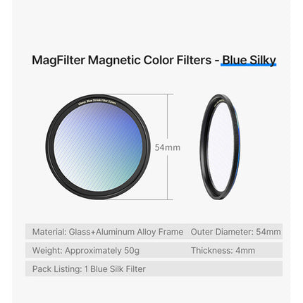 Ulanzi Blue Silky Filtro para Smartphones 52mm Cristal SCHOTT