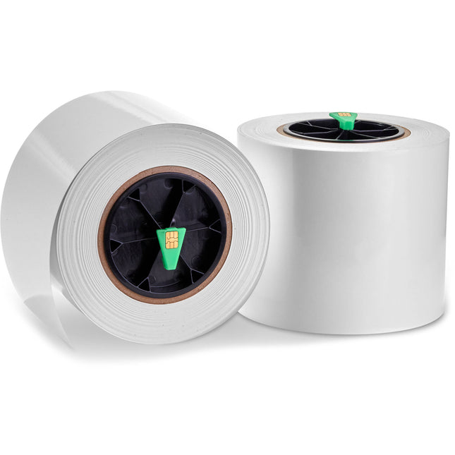 Primera LX610 Rollo de Papel BOPP Blanco Brillante 4.75" x 125' 2 Unidades