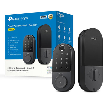 TP-Link Tapo DL110 Cerradura Inteligente Wi-Fi Entrada sin Llave Batería 10000mAh IP65