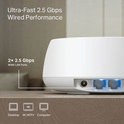 TP-Link Deco BE25 Sistema Mesh Wi-Fi 7 Doble Banda 5012 Mb/s 2 Piezas
