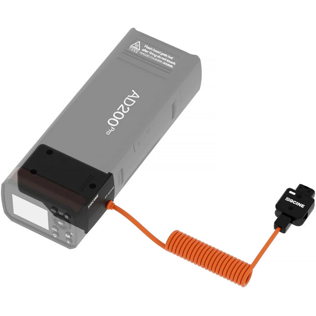 ZGCINE Cable Dummy Battery para Godox AD200 23.6 Pulgadas 14.8V 10A