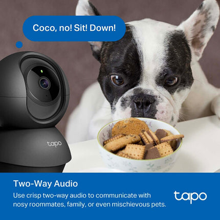 TP-Link Tapo C201 Cámara de Seguridad Interior Wi-Fi 1080p 360° Pan y Tilt Visión Nocturna