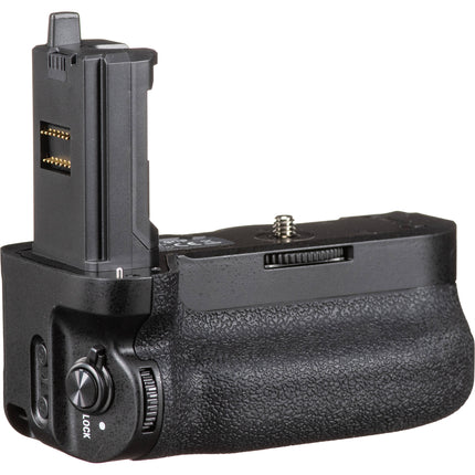 Bescor Battery Grip para cámaras Sony a9 II a7 IV a7R IV con doble batería NP-FZ100 y botón de disparo vertical