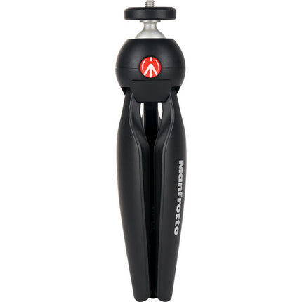 Manfrotto PIXI Smart Mini Trípode con Soporte para Teléfono Negro 5.3" altura 1.4 lb carga máxima