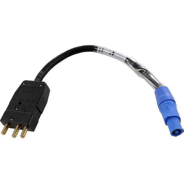 Lex Products Adaptador 20A Stage Pin a powerCON Azul 1 Pieza 125 VAC