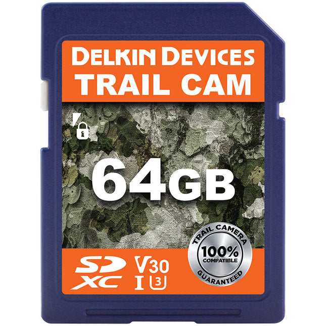 Delkin Devices Tarjeta de Memoria SDXC 64GB UHS-I V30 con Estuche Protectores