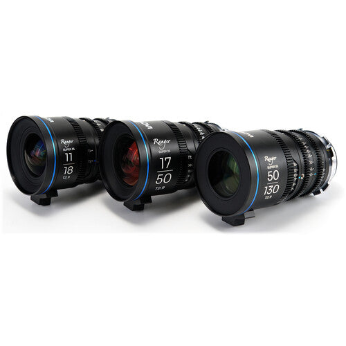 Venus Optics Laowa Ranger S35 Cine Zoom Juego 3 Lentes 11-18 17-50 50-130mm T2.9