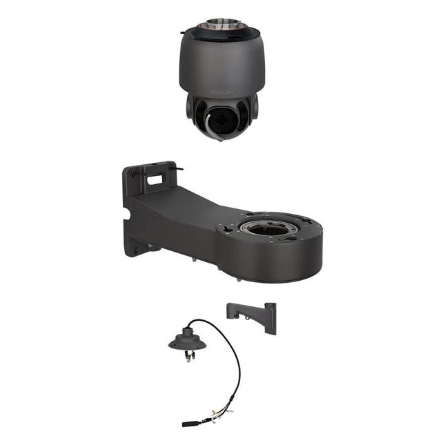 Bolin Technology SD530NX Cámara PTZ Exterior NDI HX3 Sensor CMOS 1 2.8" Kit Adaptador y Soporte de Pared