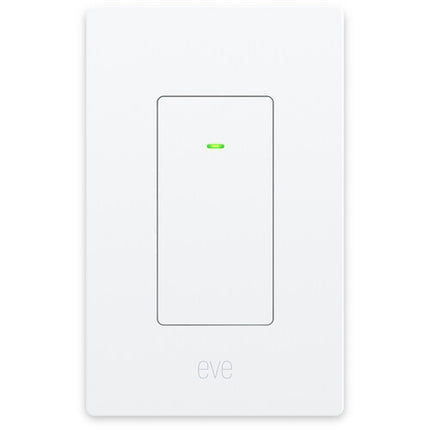 Eve Light Switch Matter Interruptor de pared con soporte Thread y control remoto