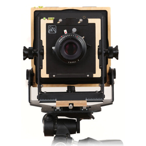 Intrepid Camera 4 x 5 Cámara de Vista Negra Extensión 11.8 Pulgadas Control de Enfoque Linear