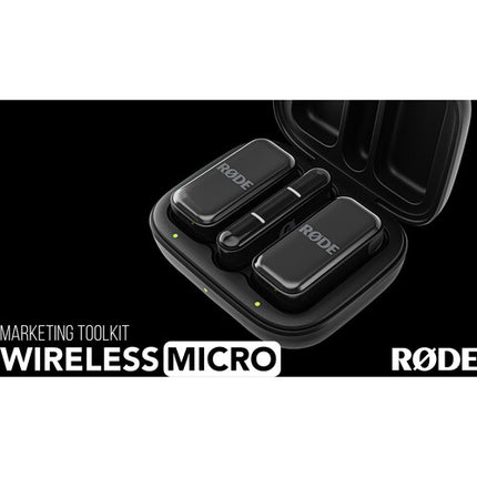 RODE Wireless Micro Sistema inalámbrico para 2 personas con USB-C y 7 horas batería