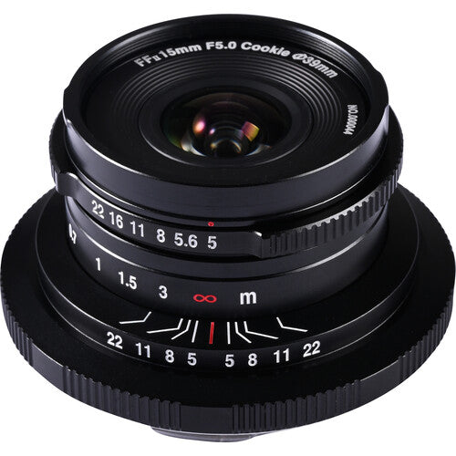 Venus Optics Laowa 15mm f/5 Cookie Lente Pancake Gran Angular 110° 39mm