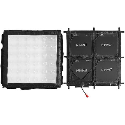 Aputure INFINIMAT Panel LED RGBWW 1600W 4x4 pies con Softbox Inflable