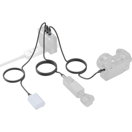SmallRig Cable USB-C 23.6" 20 Gb/s 100W conector doble