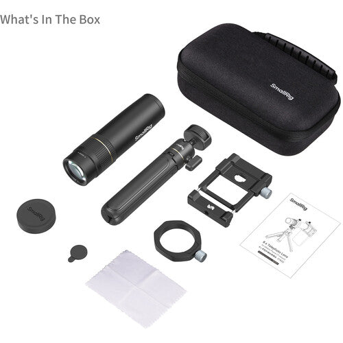 SmallRig Lente Telefoto 8x para iPhone 12-17 Pro Max con Montura T