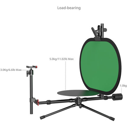 SmallRig Professional Plato Giratorio Fotografía 12" 11 lb Capacidad 360°