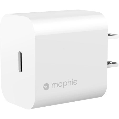 mophie Cargador de Pared USB-C PD 20W con Enchufe de Dos Patas