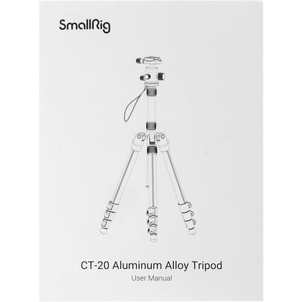 SmallRig CT-20 Trípode de Aluminio con Cabezal Esférico 33 lb 200 cm málaga estuche