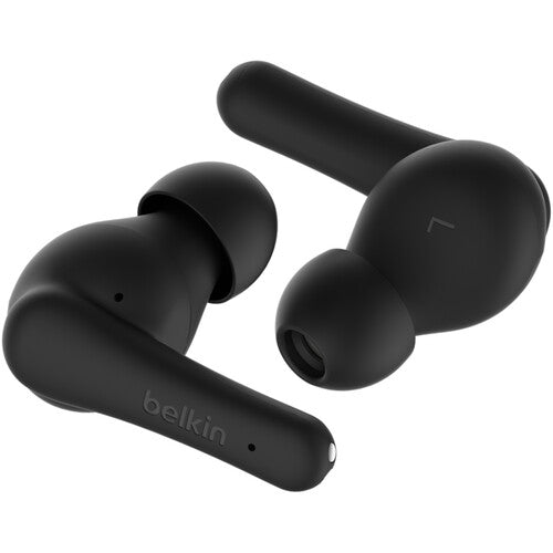 Belkin SoundForm Rhythm Auriculares Inalámbricos Bluetooth 5.3 Negro con 20 Horas Reproducción
