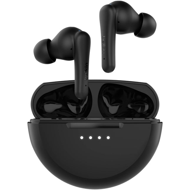 Belkin SoundForm Rhythm Auriculares Inalámbricos Bluetooth 5.3 Negro con 20 Horas Reproducción