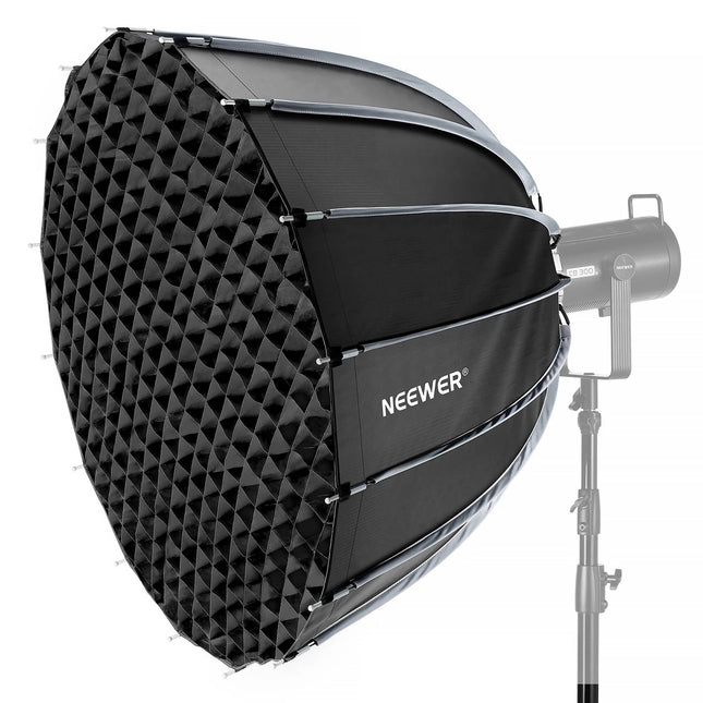 Neewer NS120P Softbox Parabólico Profundo 47" con Difusores y Rejilla