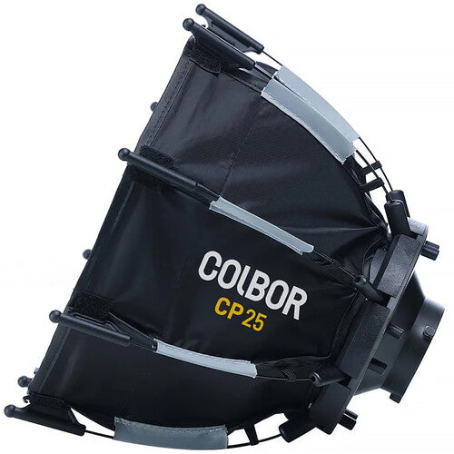 COLBOR Mini Parabolic Softbox 10 pulgadas con Difusor y Rejilla para Wonder LED