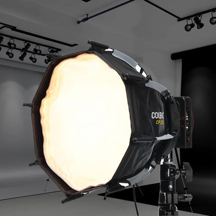 COLBOR Mini Parabolic Softbox 10 pulgadas con Difusor y Rejilla para Wonder LED
