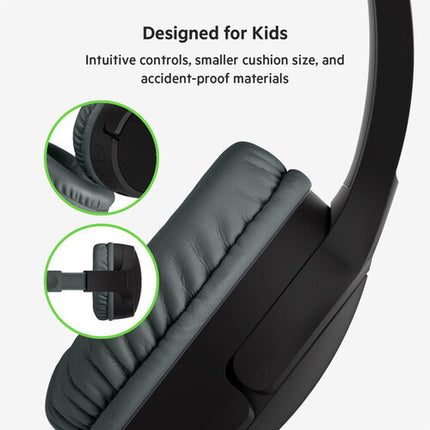 Belkin SoundForm Mini Auriculares Inalámbricos Para Niños Negro 30 Horas Batería