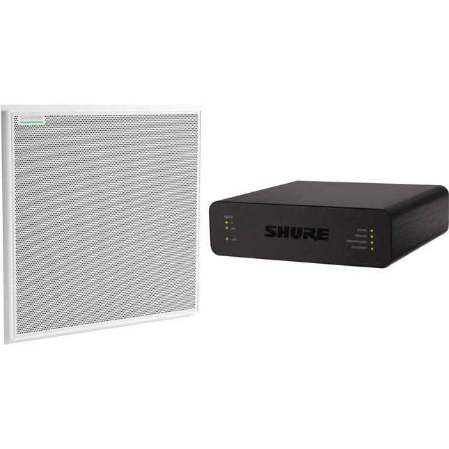 Shure MXA902 Kit de Conferencia Audio Matriz 24" Blanco PoE+ DSP