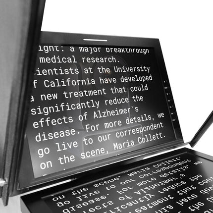 ikan 19" Teleprompter con Monitor 1920x1080 1000 cd/m² y Kit Tally