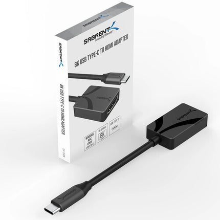 Sabrent Adaptador USB-C a HDMI 8K 7680x4320 30Hz 15cm Gris Oscuro