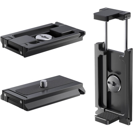 Freewell Arca-Type Compatible Quick Release Plate con Soporte para Smartphone