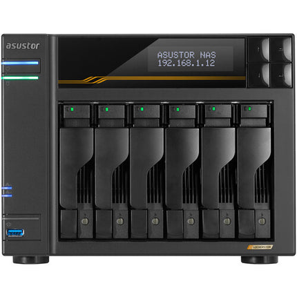 Asustor Lockerstor 6 Gen3 NAS con 6 bahías SATA y 16GB DDR5 ECC RAM
