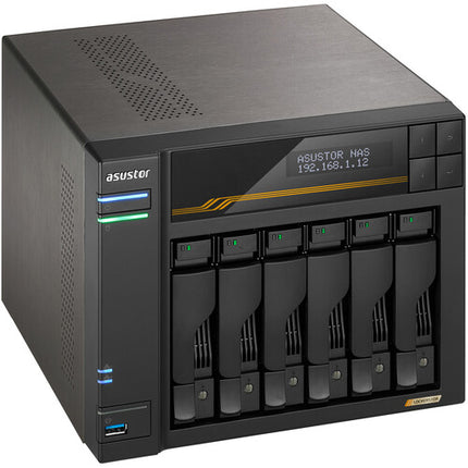 Asustor Lockerstor 6 Gen3 NAS con 6 bahías SATA y 16GB DDR5 ECC RAM