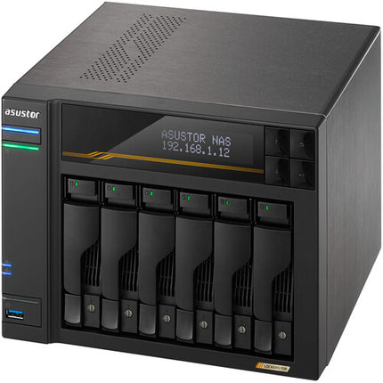 Asustor Lockerstor 6 Gen3 NAS con 6 bahías SATA y 16GB DDR5 ECC RAM