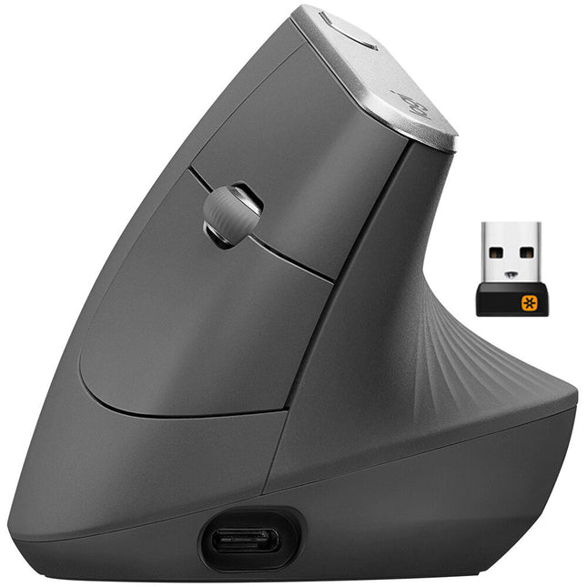 Logitech MX Vertical Ratón Ergonómico Avanzado Bluetooth 4000 dpi 10 m alcance