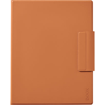 BOOX Funda Magnética para 10.3" Go Piel PU Naranja con Soporte para Bolígrafo