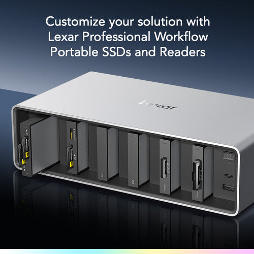 Lexar Professional Workflow Docking Station Estación de Acoplamiento Thunderbolt 4 140W