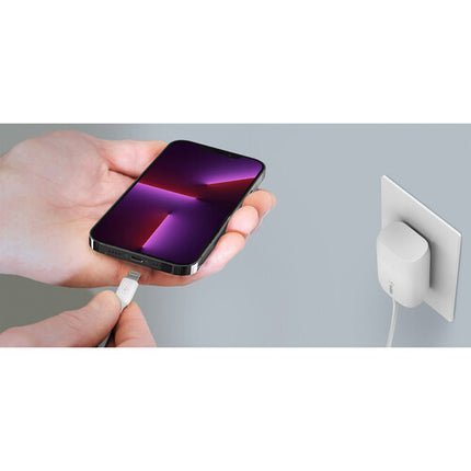 Belkin BoostCharge Cargador de Pared 37W 2 Puertos USB-A USB-C PD 3.0
