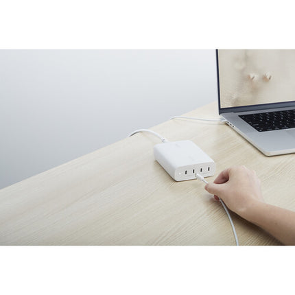 Belkin BoostCharge Pro Cargador USB-C GaN 200W 4 Puertos y Cable Extraíble